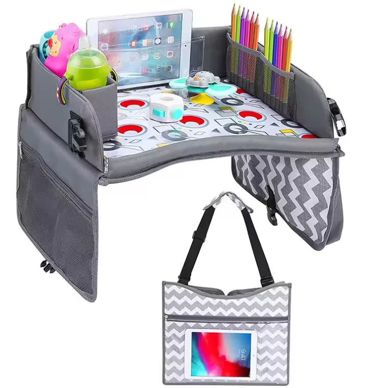 Factory wholesale Kids Lap Desk Car Seat car tray table kids Collapsible car Activity Kids Travel Tray