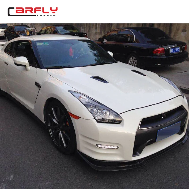Carbon Fiber OEM style Front Bumper Splitter lip for GTR R35 2016-2018