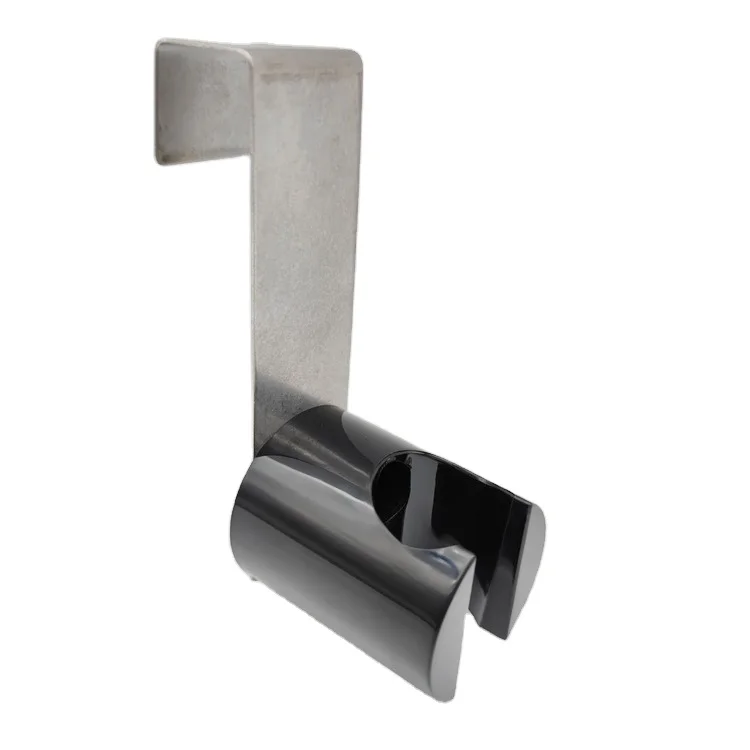 Ванная комната дрель-Бесплатная портативный черный Shattaf биде кронштейн с SUS304 бак крюк на унитаз из АБС-пластика держатель-распылитель