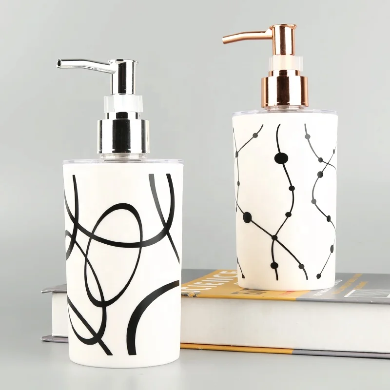 Custom Design 420ml Bathroom Skincare Accessory Plastic Lotion Shampoo Pump Bottle Dispenser