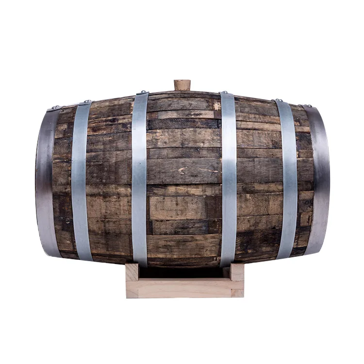 53 gallons Bourbon barrel made of white oak, toasted and charred inside.