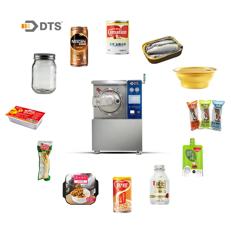 DTS Small Food Equipment Laboratory Retort for School/restaurant Processing Autoclave