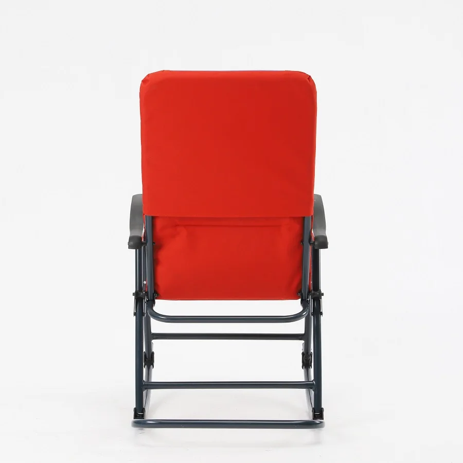 Высококачественное уличное удобное мягкое расслабляющее безопасное кресло-качалка складное кресло для кемпинга