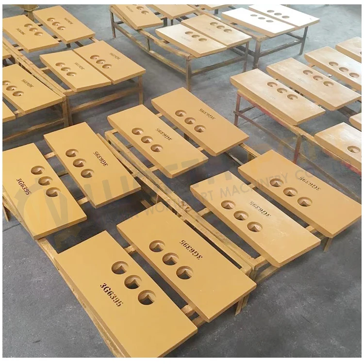 Komatsu Grader Cutting Edges End Bits For D85-18 Bulldozer, Bulldozer Komatsu D155 D375A-3 Blade End Bits Set