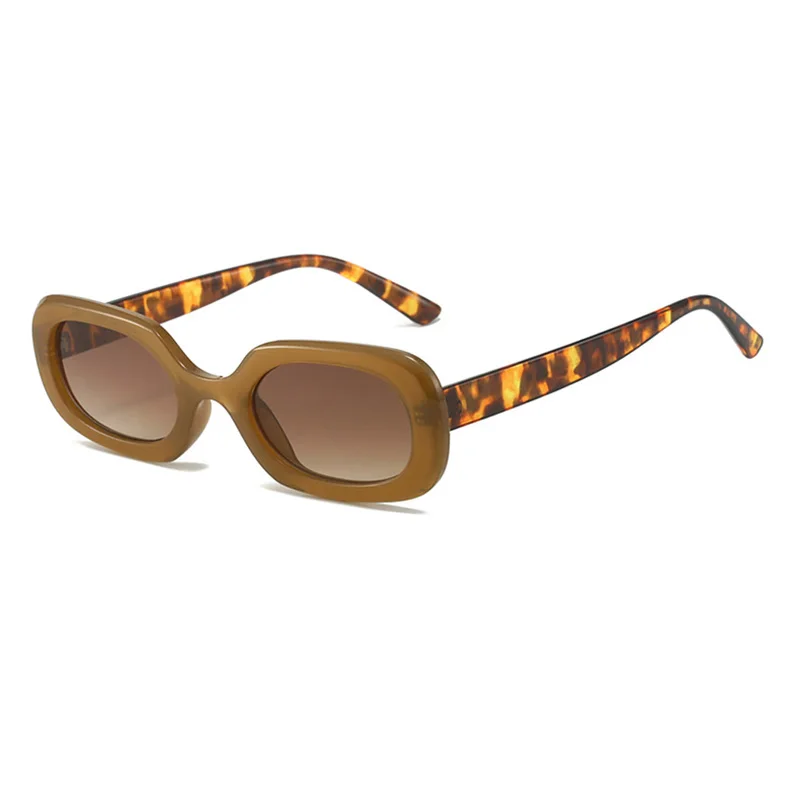 DL GLASSES 2024 Designer Glasses Small Rectangle Eyewear Unsex Tea Lens Lunettes Tortoise Shell Fashion Sunglasses Custom