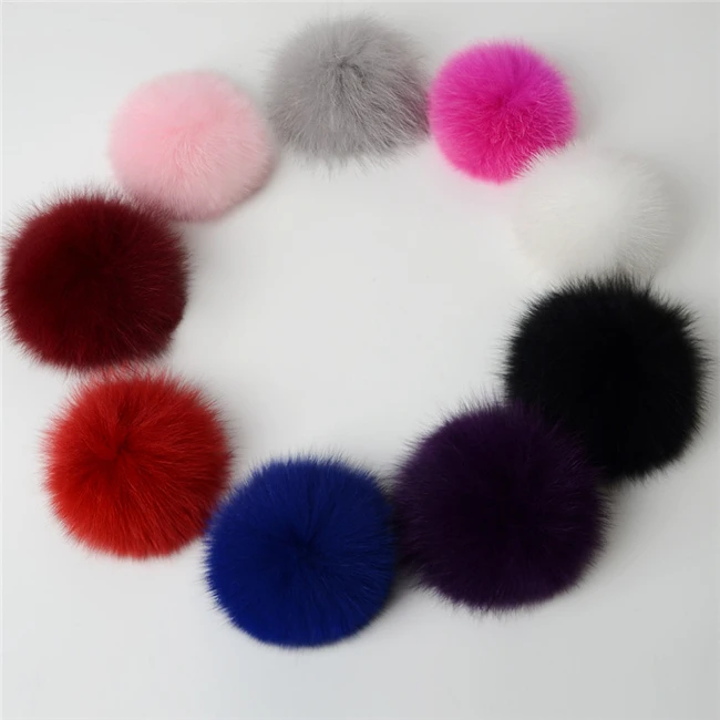 19cm Pompones Natural Color Pompoms