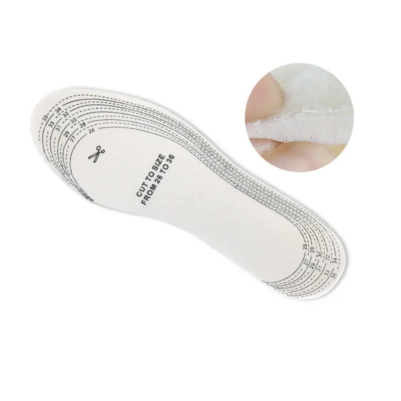 Custom lady type free cutting shoe insole inner sole Leather Insole