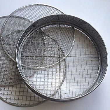 4 Interchangeable Mesh Sizes Steel Garden Sieve