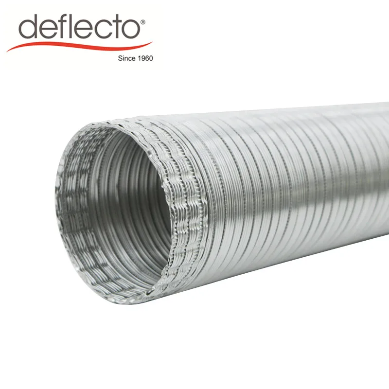 Superior Quality Fireproofing 100% Aluminum Pipe, Semi-Regid Aluminum Flex Duct Hose, Customized Length and Size