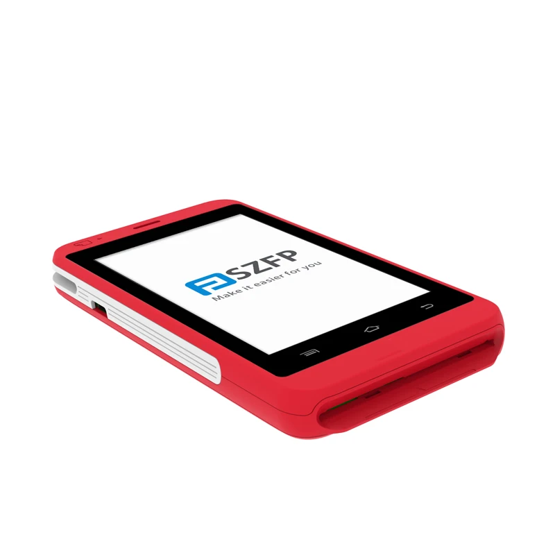 4-дюймовый программируемый Портативный 4G Wifi Android 10 OS EMV NFC smart POS-терминал без