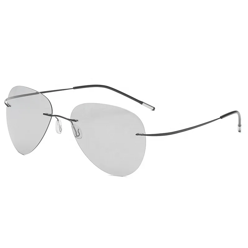  Amazon Customize Pilot Sunglasses Sports Fishing Discolored Polarized Photochromic Cycling