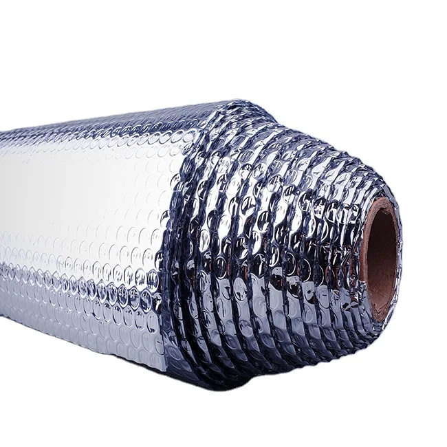 Reflective Thermal Insulation Material Air Bubble Pe Foam With Aluminium Laminated Foam Products For Roofing Insulation