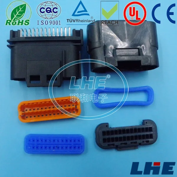 282990-3 Ecu Connector Yamaha Free Automotive Strip Light Connector 2 Pin 10mm Female Adapter Usb 20 Pin Female to Female Nylon