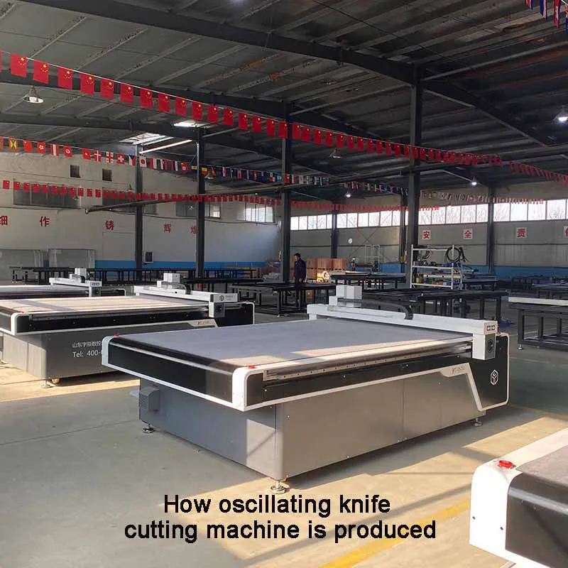 Yuchen Apparel flatbed cutter fabric vibrating knife cutting machine with CE certification