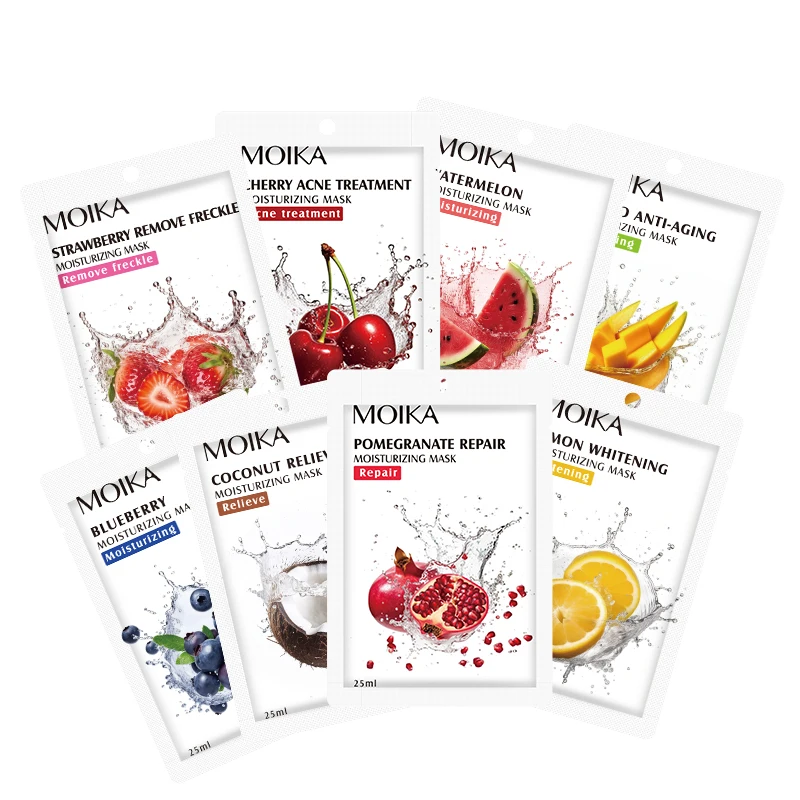 Moika Direct Manufacturer Orange VC Aloe soft skin Deep moisturizing Sodium Hyaluronate Whitening face beauty facial mask