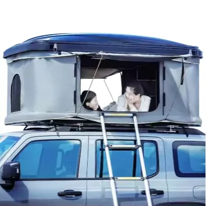 Fully Automatic Hard Shell Roof Top Tent for Sedans SUVs Pickup Trucks Outdoor Camping Self-Driving Tours Aluminum Pole Material