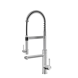 KB TEK New Launched Flexible Customizable Faucet Hot Water Mixer Spring Brushed Brass Basin Tap