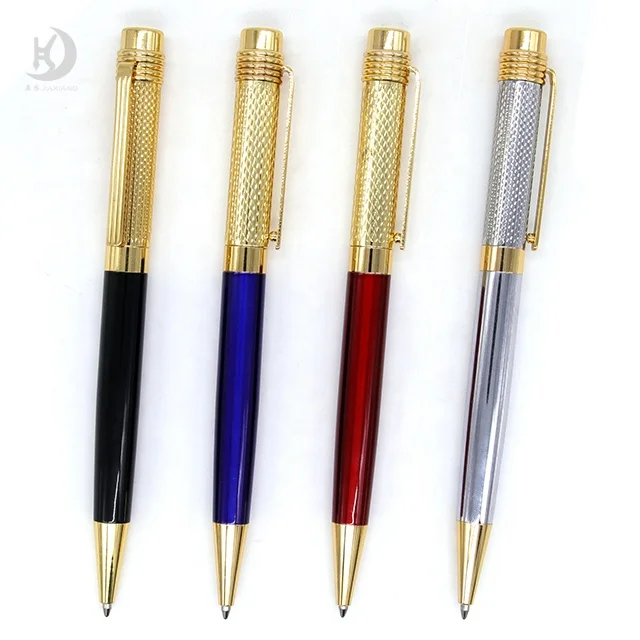 Jinhao 58 High-grade Promotion Gift Custom Engraved Twist Ballpoint Pen Metal Writing Signature Pen Office