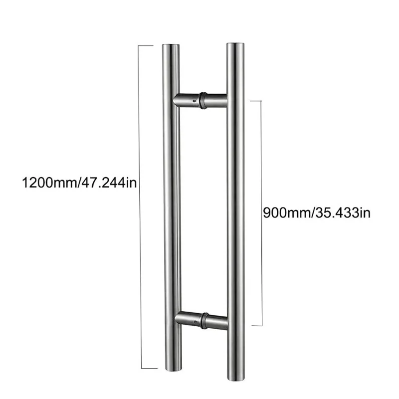 Рекламная Высококачественная ручка из нержавеющей стали, стеклянная дверная ручка