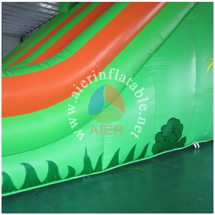 Factory PVC Material Inflatable Forest Bounce Slide Double & Fourfold Stitching Blower & Repair Kit& Warning Sign Customized