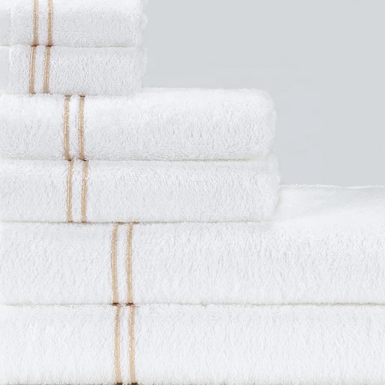 Eliya high quality 100% cotton hotel supplies guangzhou custom logo cotton bath towels