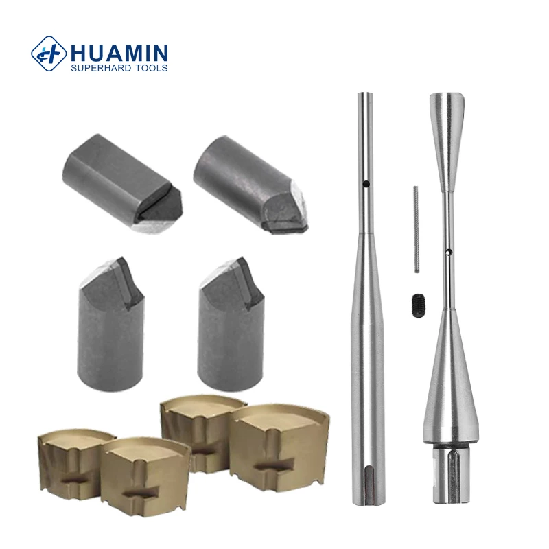 PCD notching tool turning carbide rebar roll  C03 C04 slot milling polycrystalline diamond tool