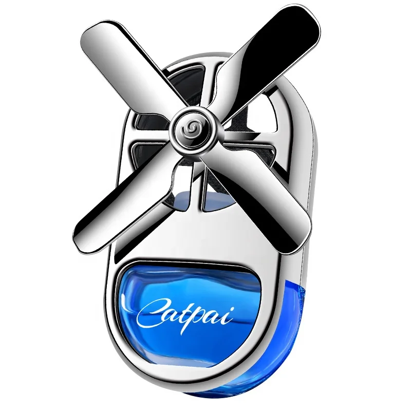 2021 Latest High Grade Essential Oil Vent Clip Aluminum Alloy Solid Car Air Freshener Car Air Scent Perfume Diffuser