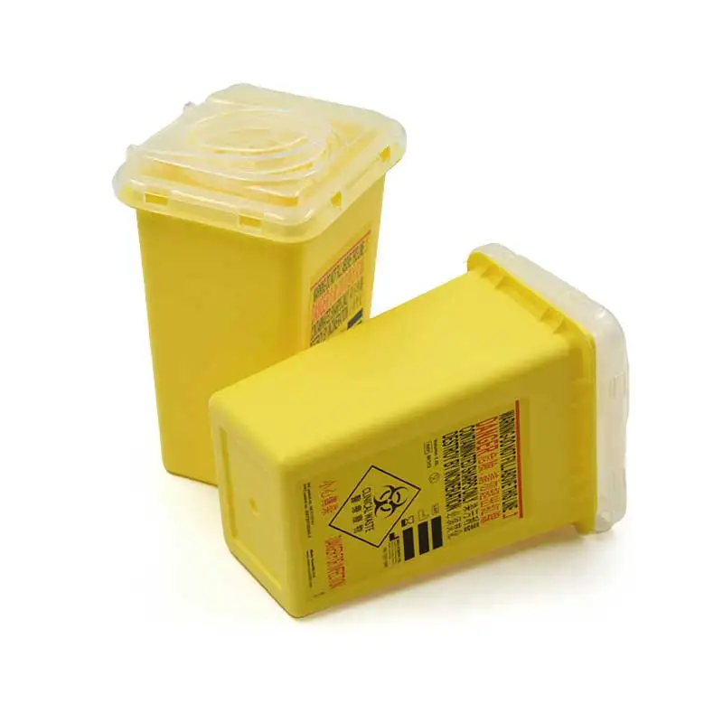 New Design 1L Disposable  Medical Sharps Container