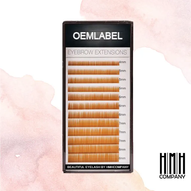 2d false customized packaging box eyelash extension 16 line in a tray manufacturer south korea