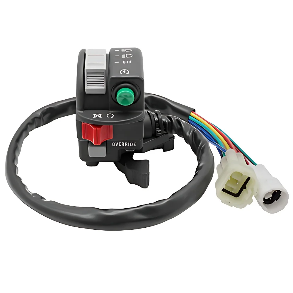 Left Handle Start Stop Headlight Switch For Yamaha Big Bear 400 Kodiak 450 Grizzly 350 400 450 660 YFM350 YFM400 YFM450 YFM660