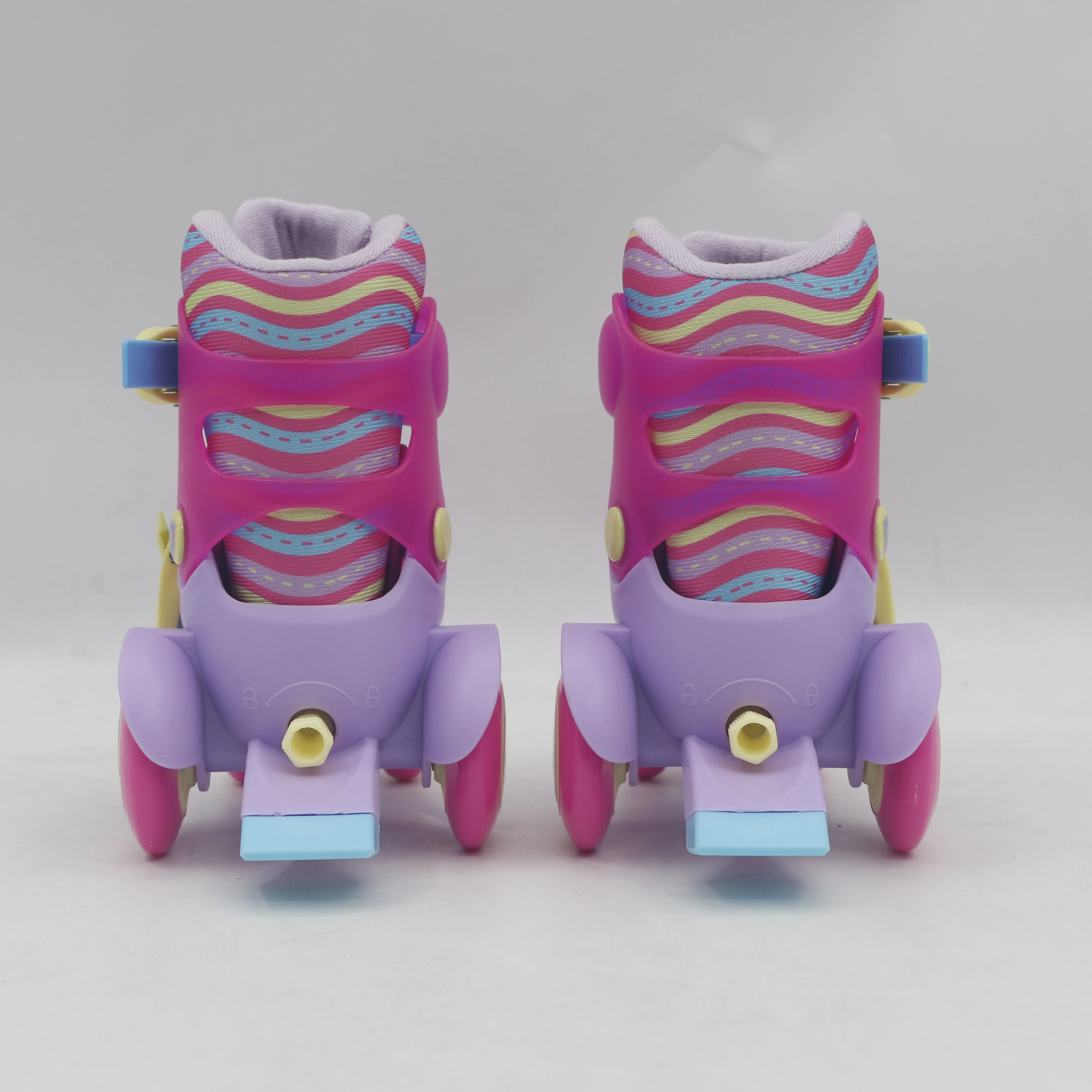 hard shell Wheel Roller Skates Size Adjustable Flashing Children Roller shoes for kids adjustable 4 roller skate