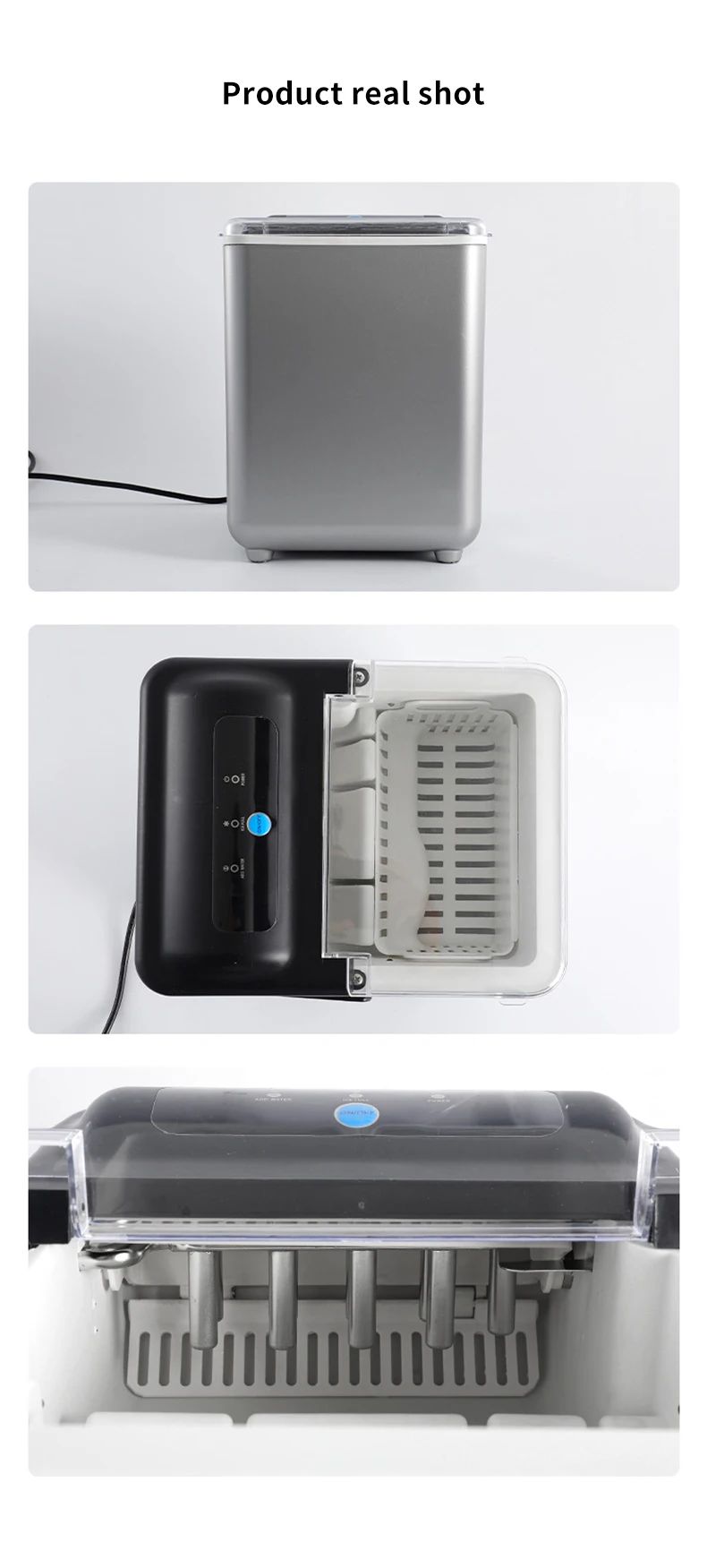 Factory Outlet OEM/ODM 1.8L Larger Capacity Energy Saving Ice Maker Ice Making Machine Used for Home