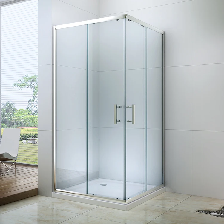 Popular Design Good Price 2 Door 6mm Sliding Square  Bathroom Shower Enclosure