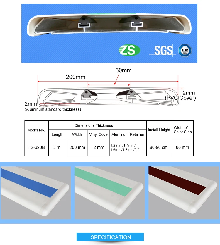 Hospital Wall Guard / Plastic Wall Protection