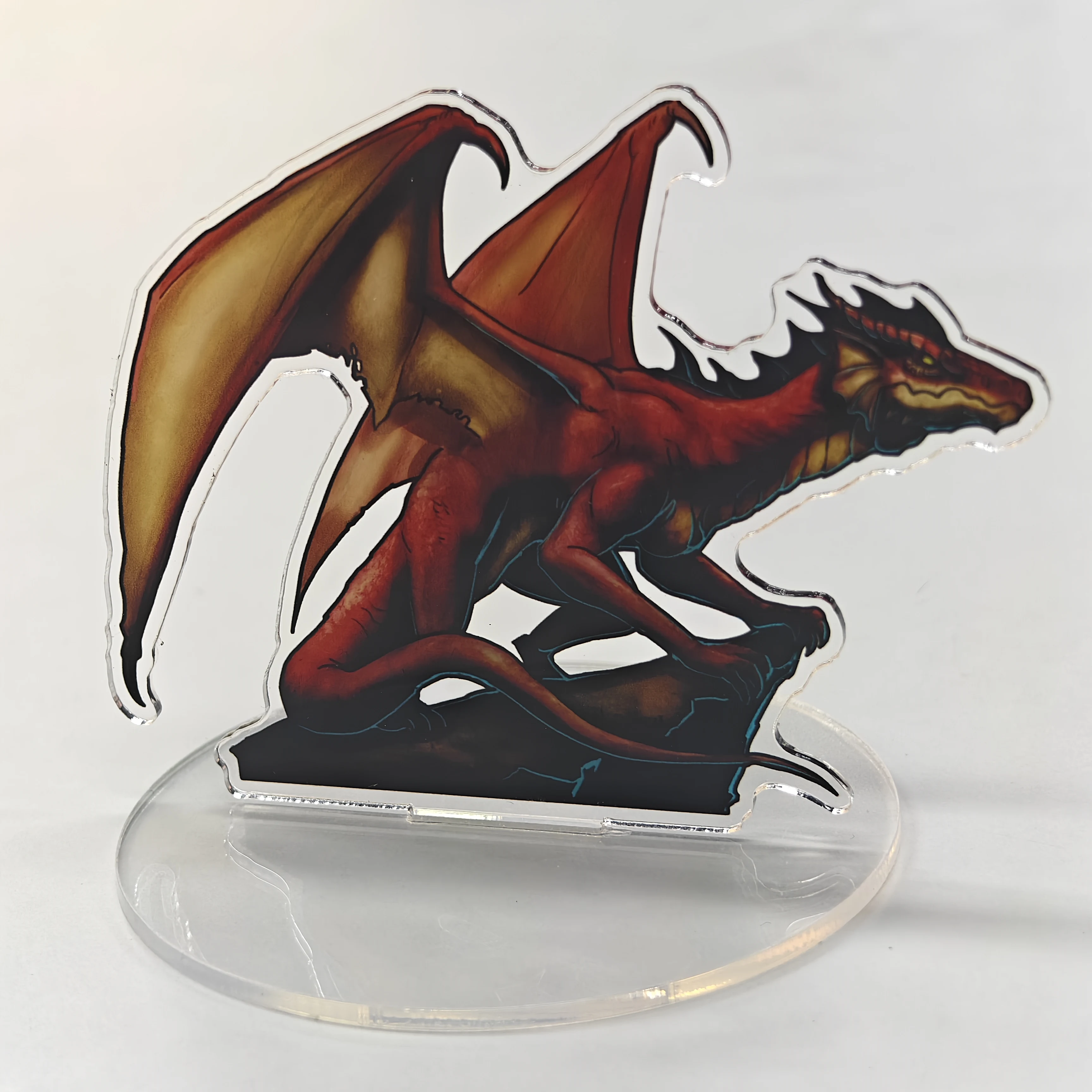 Boce Wholesale Custom Printed Acrylic Standee Cartoon Keychain Transparent Plastic Hologram