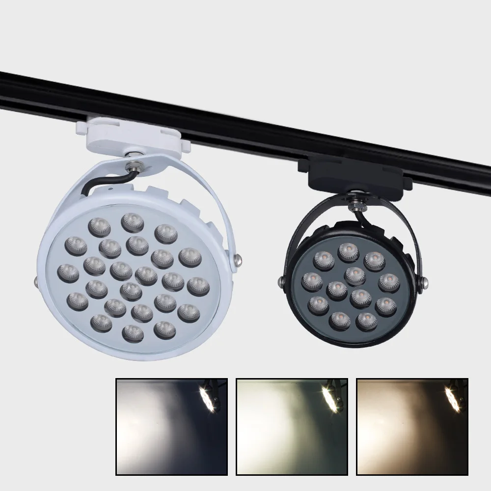 Outdoor IP66 Aluminum Round Design 12W 24W AC165-315V Round LED Flood Light LED Stage Par Floodlight Wall Washer LED Track Light