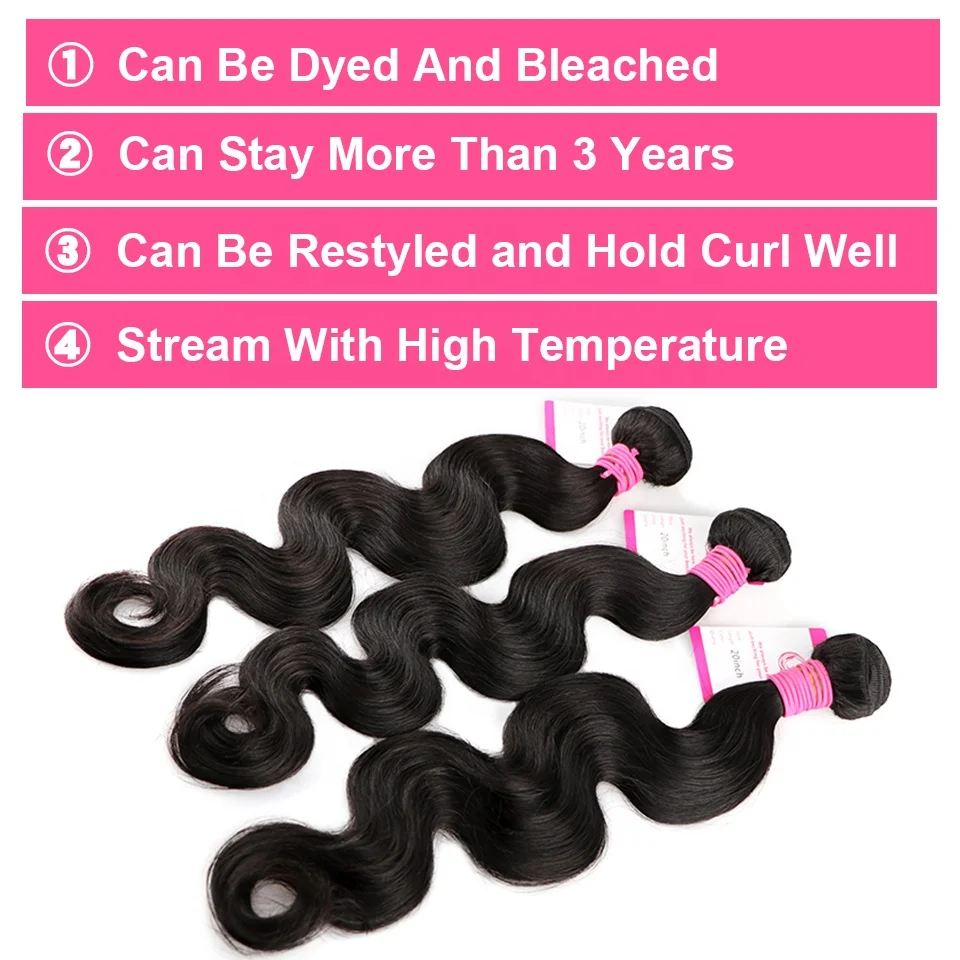 Cljhair Free Sample Wholesale Raw Virgin Human Hair Vendors Bundles Natural Black For Black Woman Body Wave Cuticle Hair