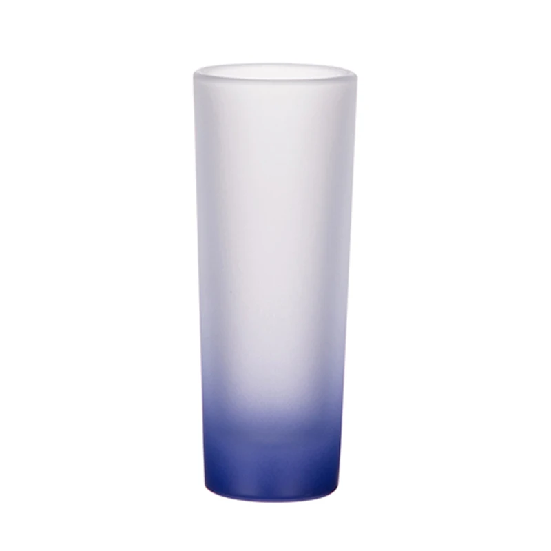 Sublimation Frosted Base Shot Glasses 3 Oz Tall Glass For Whiskey Tequila Vodka Shot Glasses Gift