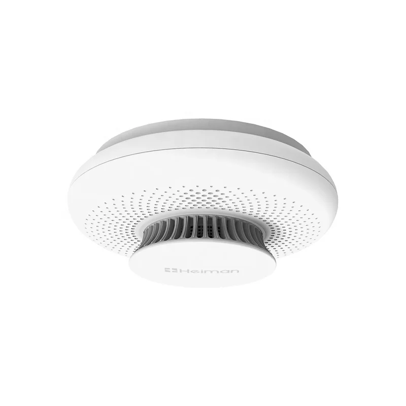 Smart home appliances energy storage smoke alarm 4 wired conventional fire smoke detector