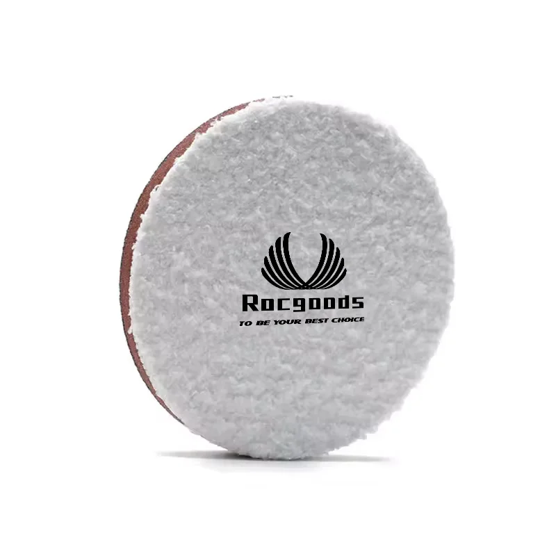 6 inch Microfiber Pad Soft Wax microfibre dry foam sponge polishing pad car polishing pads car detailing