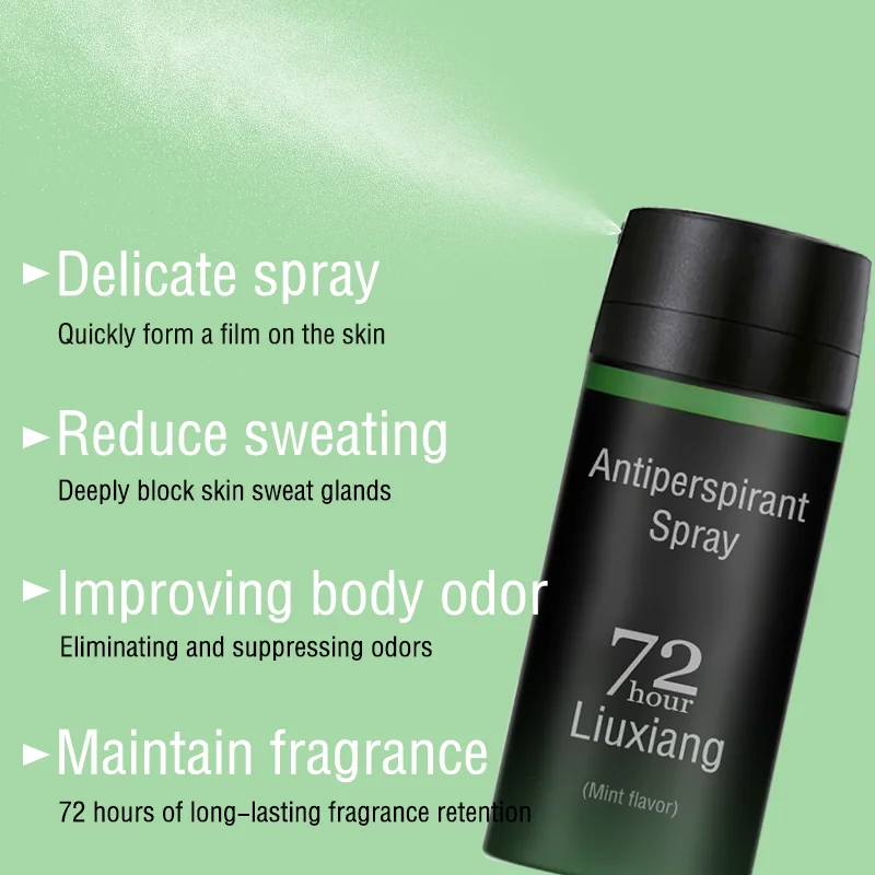Customize your LOGO Natural organic scented body deodorant antiperspirant Improve armpit body odor antiperspirant spray