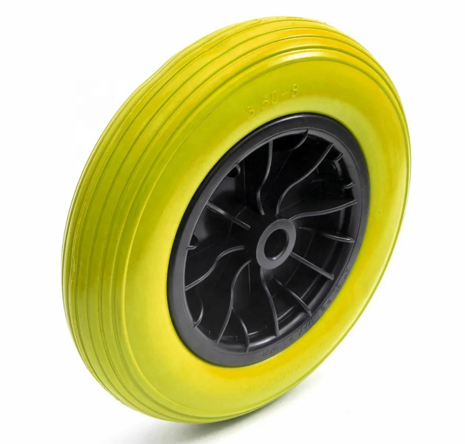 Very Nice colorful Polyurethane foam Wear-resistant Pu Foam Filled Wheel for wheelbarrow
