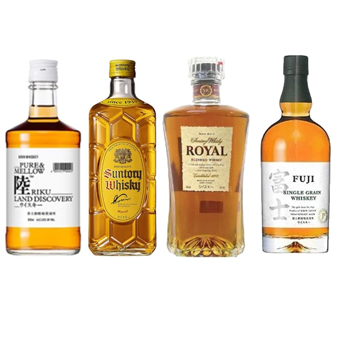 Complex Flavor Wholesale Japanese Glass Luxury Royal Gold Alcoholic Whisky Drink Prices
