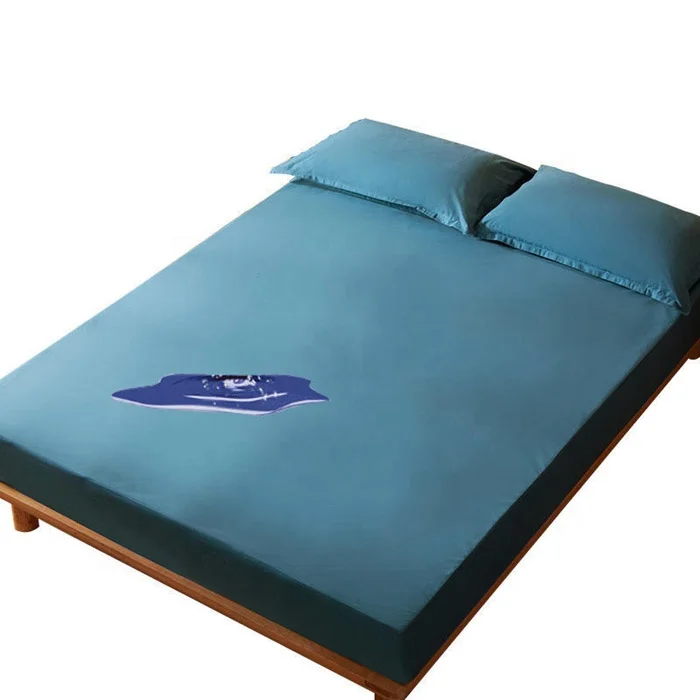 Anti-bug Bed Cover Anti-dust 100% Cotton Terry Waterproof Baby Adults Mattress Protector Cover for Home Hotel Hospital