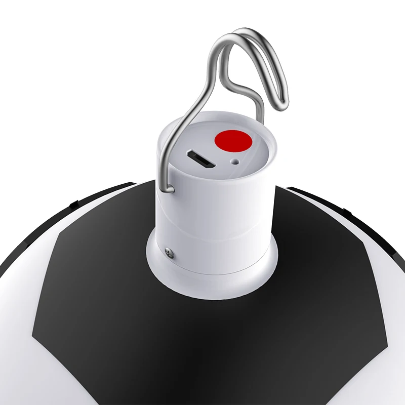chinese supplier solar ultra bright detachable foldable football led camping light lantern chinese lamps with hanging