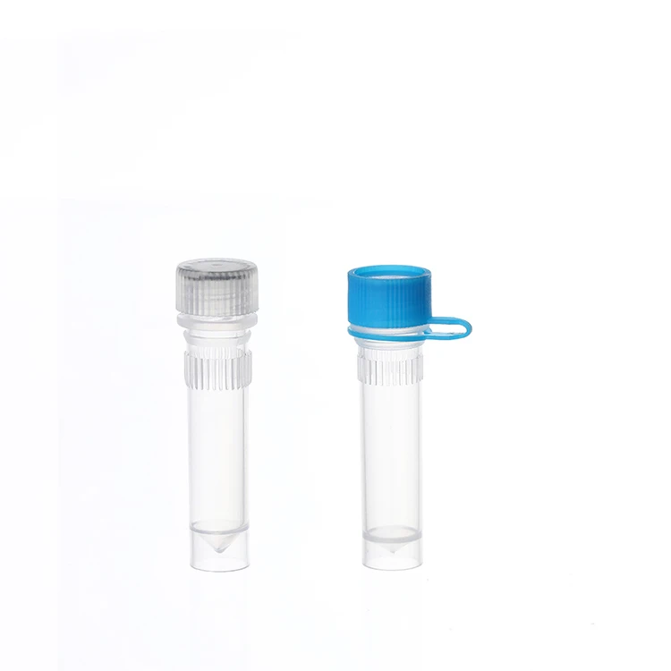 laboratory sterile cryogenic vials 2ml cryovials for liquid nitrogen storage