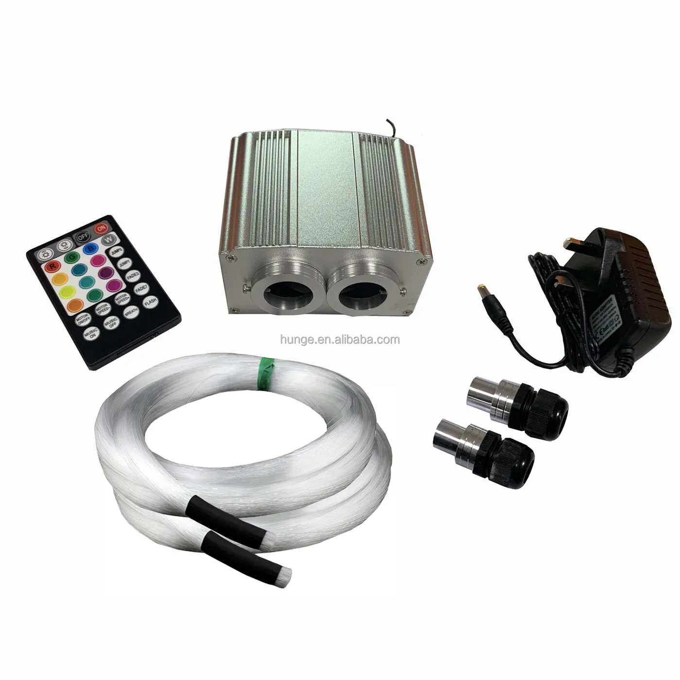 DIY Starry Sky Light For Home Hotel Club Car Bus Ceiling Lighting Decoretive- APP Twinkle Illuminator + PMMA Optical Fiber Cable