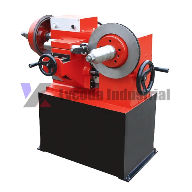 Low price car brake rotor lathe small vehicle brake disc drum turning machine
