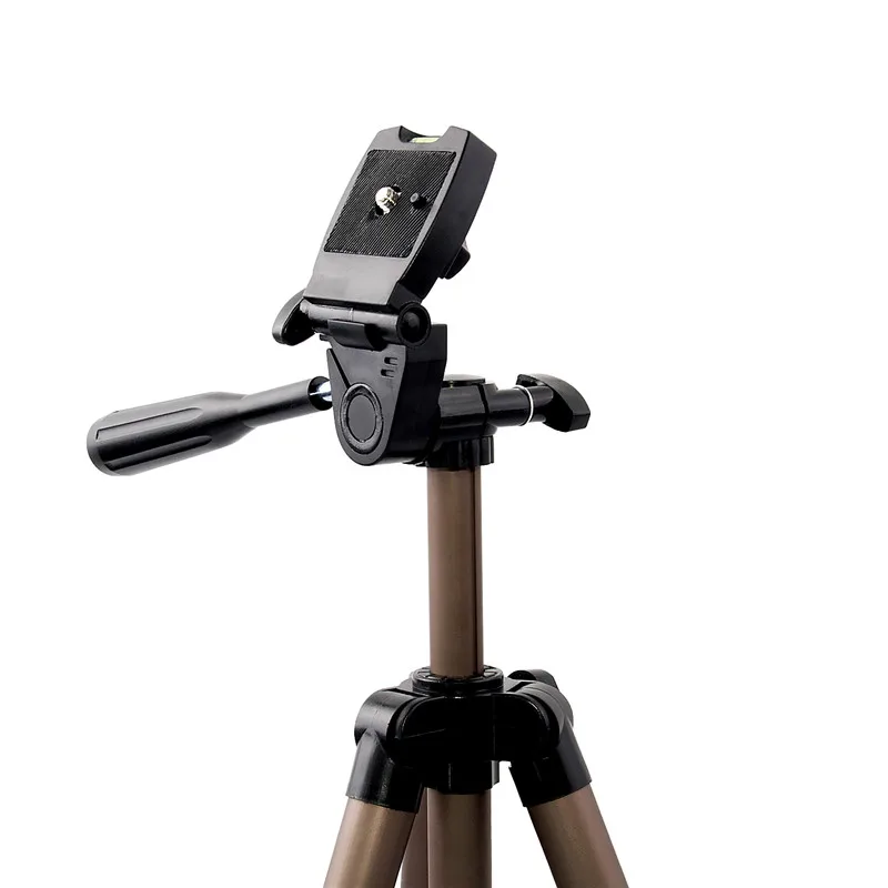 Amazon Hot Sale Lightweight Camera Mount Tripod Stand With Bag 16.5 - 50 Inches Mini Tripod With Phone Holder For Camera Phone