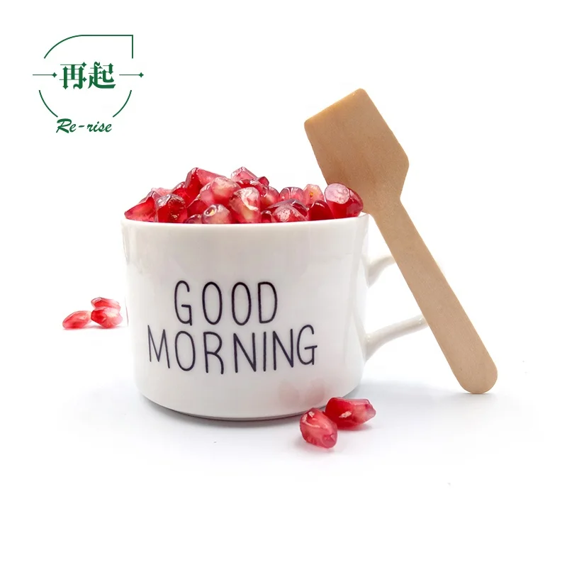 
China Disposable 2020 Hot Square End 2.75 Inch Mini Wood Spoons Certified Eco Friendly Logo Available 